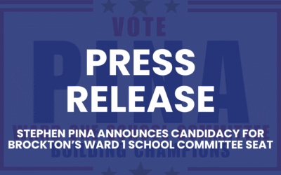PRESS RELEASE: Pina Announces Candidacy for Ward 1 School Committee