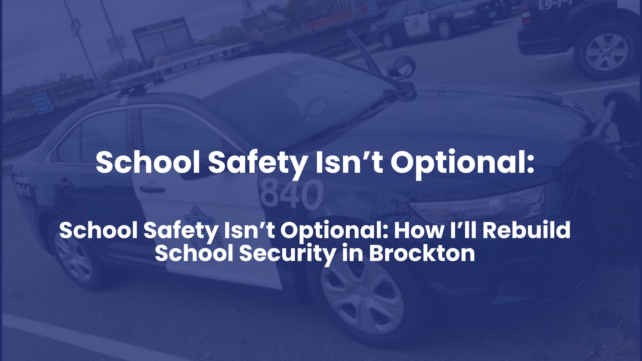 School Safety Isn’t Optional