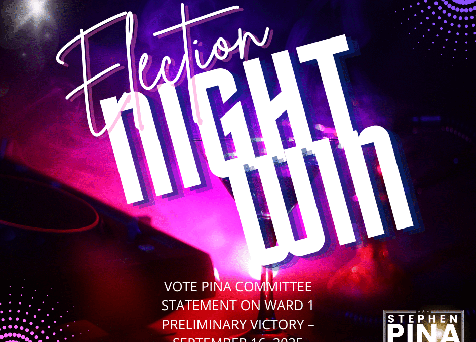 Vote Pina Committee Statement on Preliminary Victory – September 16, 2025